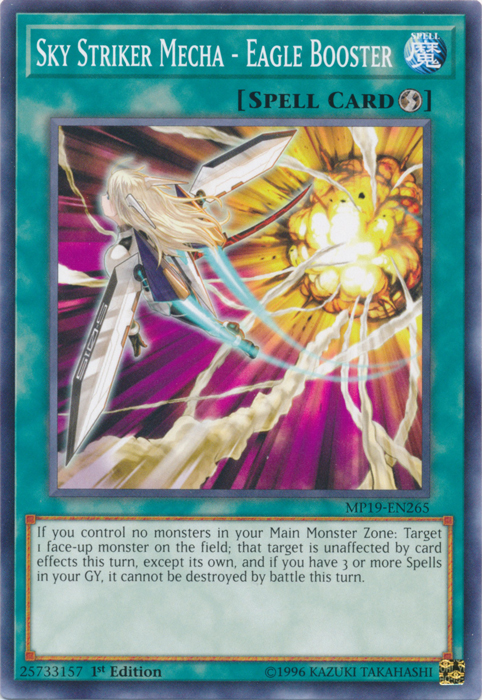 Sky Striker Mecha - Eagle Booster [MP19-EN265] Common | Exor Games Summserside
