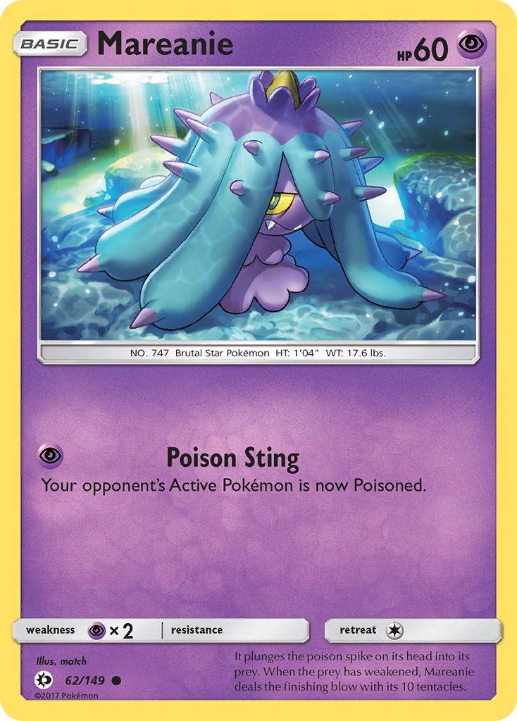 Mareanie (62/149) [Sun & Moon: Base Set] | Exor Games Summserside