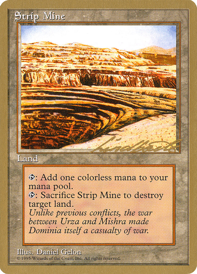 Strip Mine (Leon Lindback) [Pro Tour Collector Set] | Exor Games Summserside