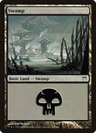 Swamp (295) [Champions of Kamigawa] | Exor Games Summserside