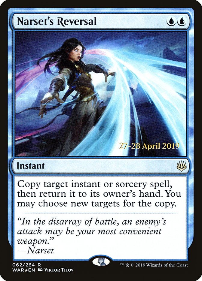 Narset's Reversal  [War of the Spark Prerelease Promos] | Exor Games Summserside