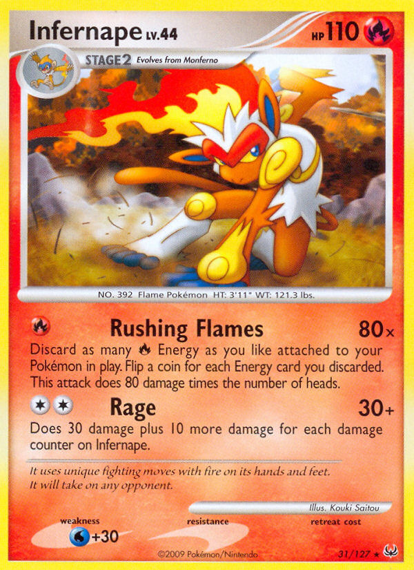 Infernape (31/127) [Platinum: Base Set] | Exor Games Summserside