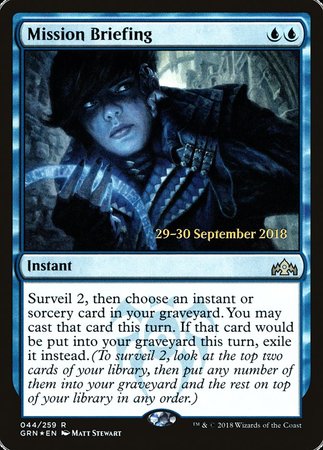 Mission Briefing [Guilds of Ravnica Promos] | Exor Games Summserside