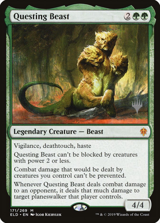 Questing Beast (Promo Pack) [Throne of Eldraine Promos] | Exor Games Summserside