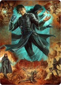 Jace, Mirror Mage 2 Art Card [Zendikar Rising Art Series] | Exor Games Summserside