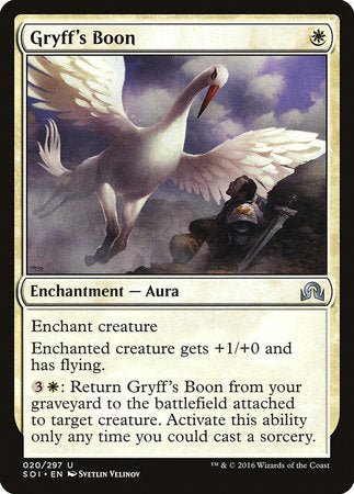 Gryff's Boon [Shadows over Innistrad] | Exor Games Summserside