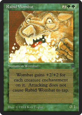 Rabid Wombat [Legends] | Exor Games Summserside