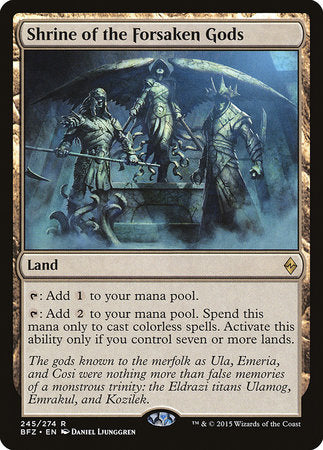 Shrine of the Forsaken Gods [Battle for Zendikar] | Exor Games Summserside