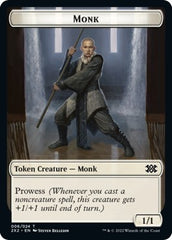 Wrenn and Six Emblem // Monk Double-sided Token [Double Masters 2022 Tokens] | Exor Games Summserside