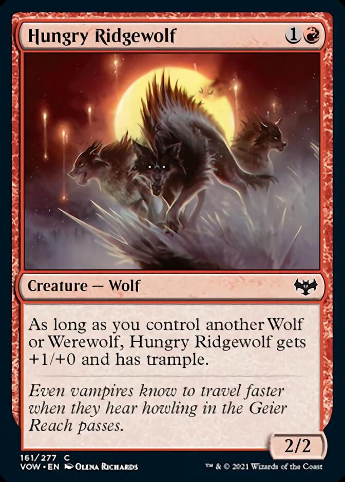 Hungry Ridgewolf [Innistrad: Crimson Vow] | Exor Games Summserside