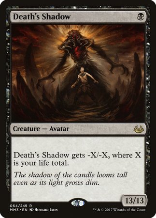 Death's Shadow [Modern Masters 2017] | Exor Games Summserside