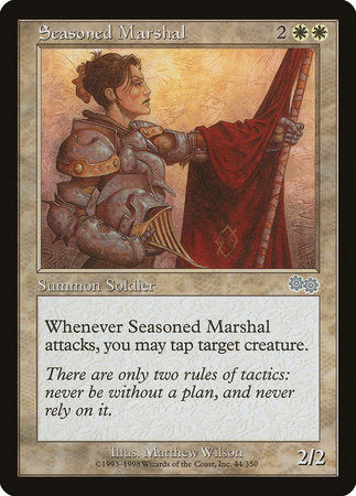 Seasoned Marshal [Urza's Saga] | Exor Games Summserside