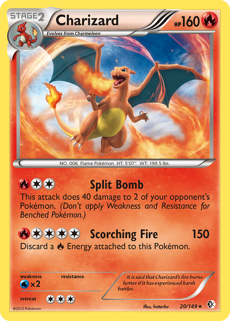 Charizard (20/149) [Black & White: Boundaries Crossed] | Exor Games Summserside