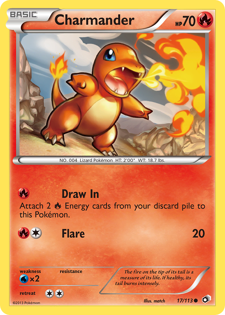 Charmander (17/113) [Black & White: Legendary Treasures] | Exor Games Summserside