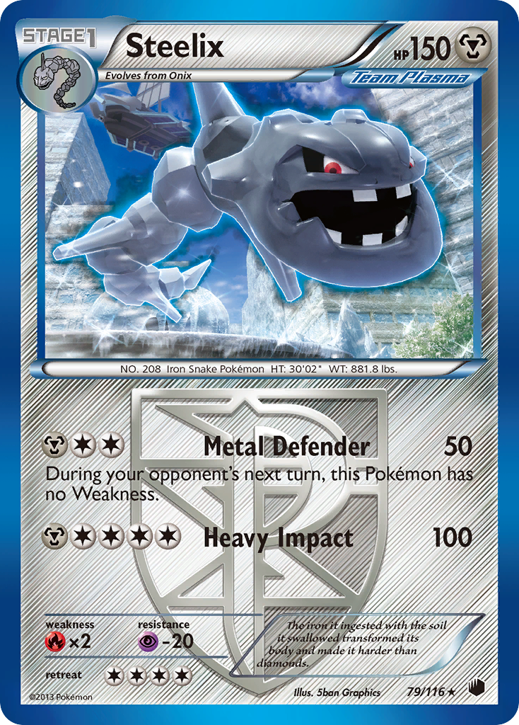 Steelix (79/116) [Black & White: Plasma Freeze] | Exor Games Summserside