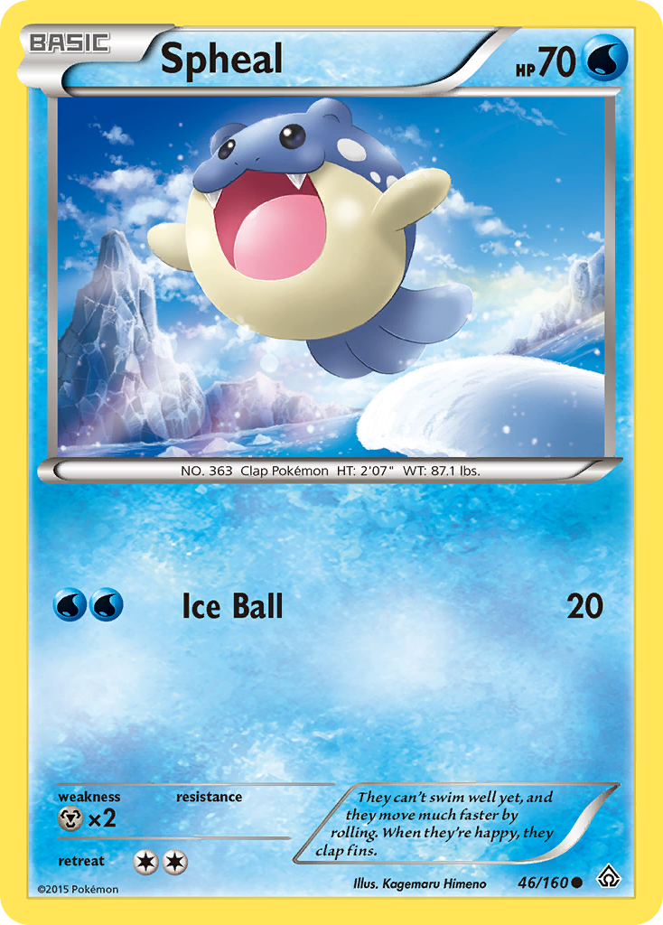 Spheal (46/160) [XY: Primal Clash] | Exor Games Summserside