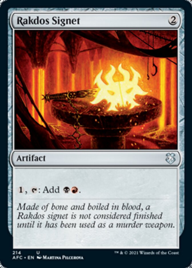 Rakdos Signet [Dungeons & Dragons: Adventures in the Forgotten Realms Commander] | Exor Games Summserside