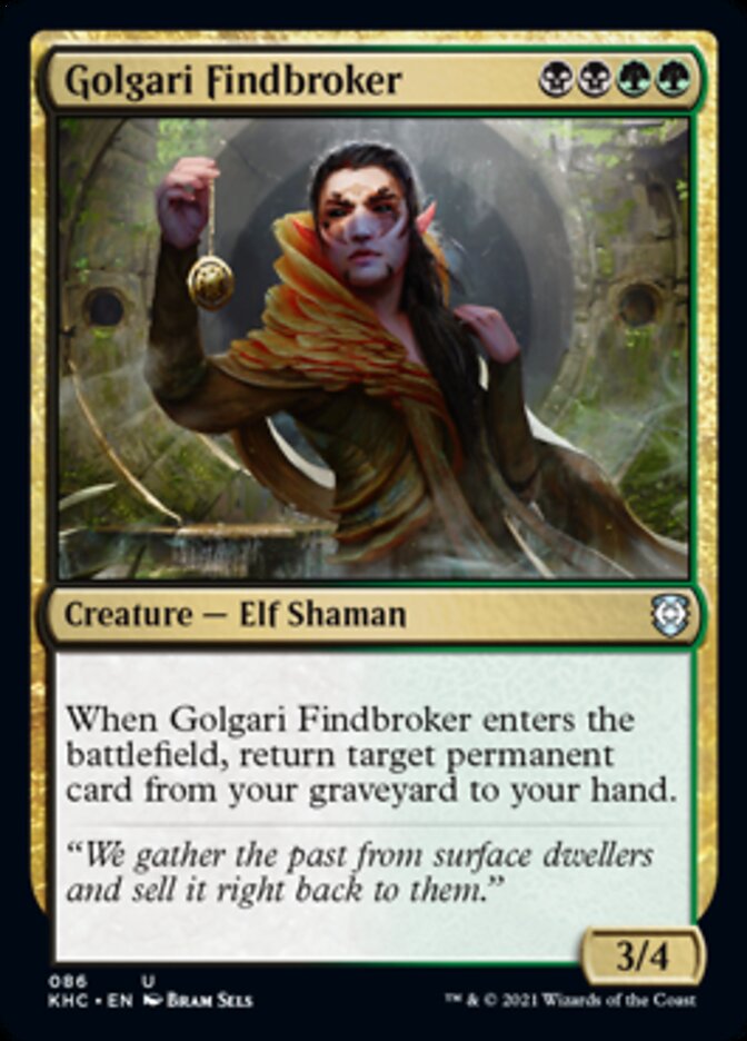 Golgari Findbroker [Kaldheim Commander] | Exor Games Summserside