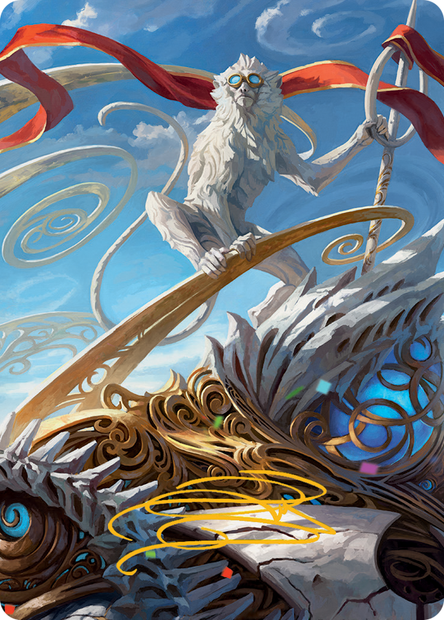 Ragavan, Nimble Pilferer Art Card (Gold-Stamped Signature) [March of the Machine Art Series] | Exor Games Summserside