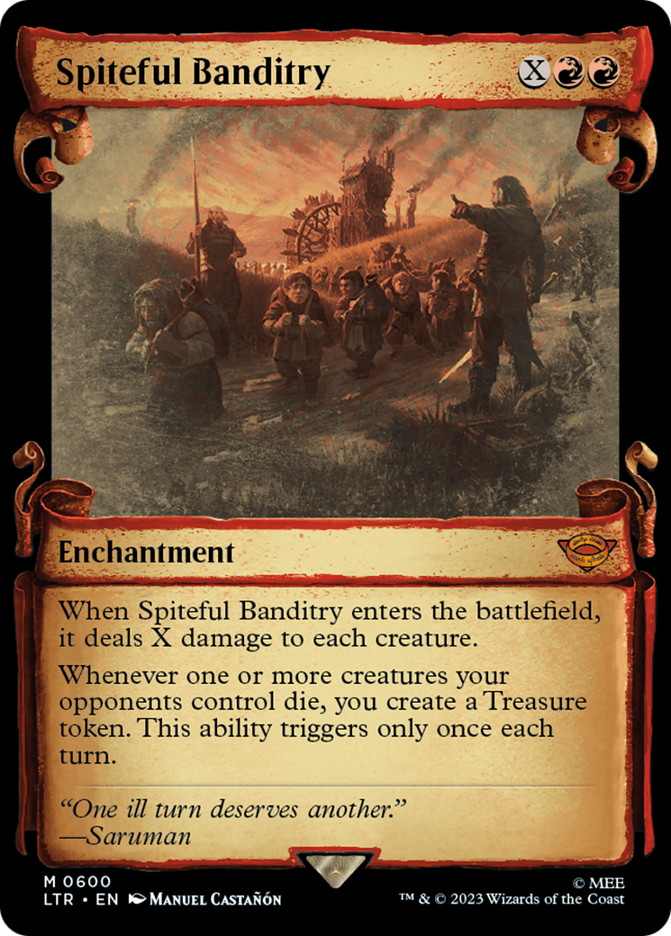 Spiteful Banditry [The Lord of the Rings: Tales of Middle-Earth Showcase Scrolls] | Exor Games Summserside