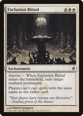 Exclusion Ritual [New Phyrexia] | Exor Games Summserside