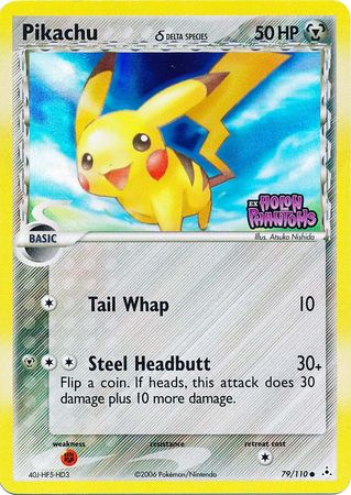 Pikachu (79/110) (Delta Species) (Stamped) [EX: Holon Phantoms] | Exor Games Summserside