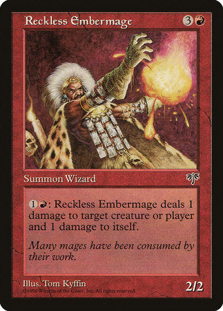 Reckless Embermage [Mirage] | Exor Games Summserside