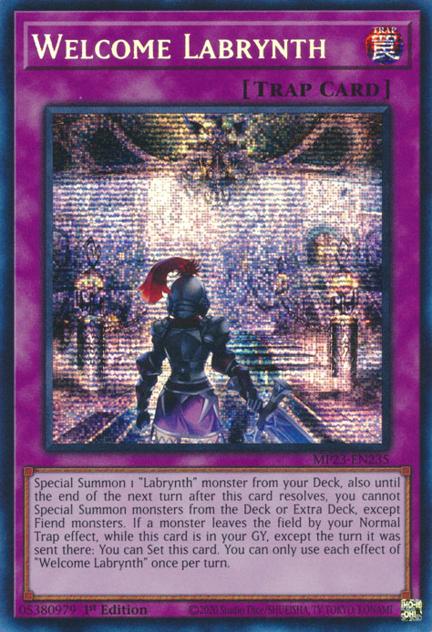 Welcome Labrynth [MP23-EN235] Prismatic Secret Rare | Exor Games Summserside