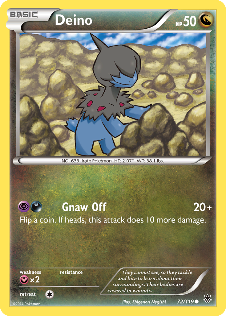 Deino (72/119) [XY: Phantom Forces] | Exor Games Summserside