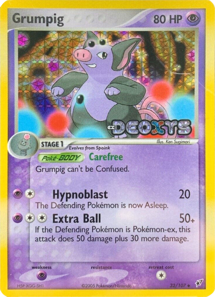 Grumpig (32/107) (Stamped) [EX: Deoxys] | Exor Games Summserside