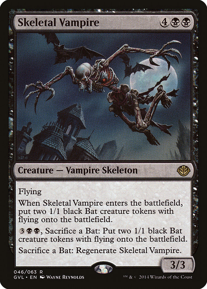 Skeletal Vampire (Garruk vs. Liliana) [Duel Decks Anthology] | Exor Games Summserside