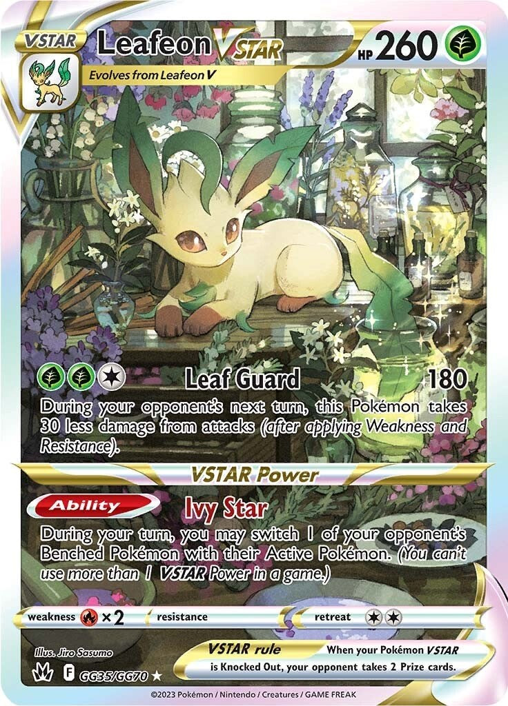 Leafeon VSTAR (GG35/GG70) [Sword & Shield: Crown Zenith] | Exor Games Summserside