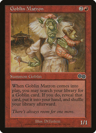 Goblin Matron [Urza's Saga] | Exor Games Summserside