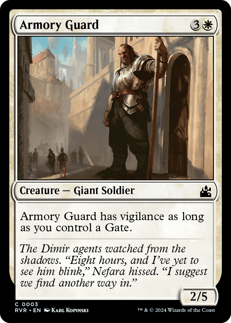 Armory Guard [Ravnica Remastered] | Exor Games Summserside