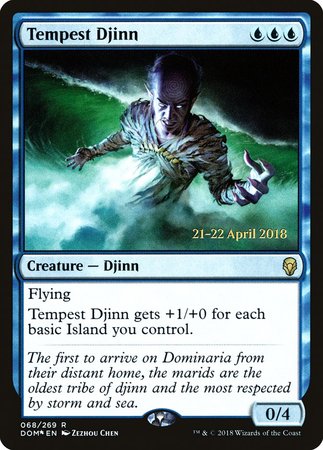 Tempest Djinn [Dominaria Promos] | Exor Games Summserside