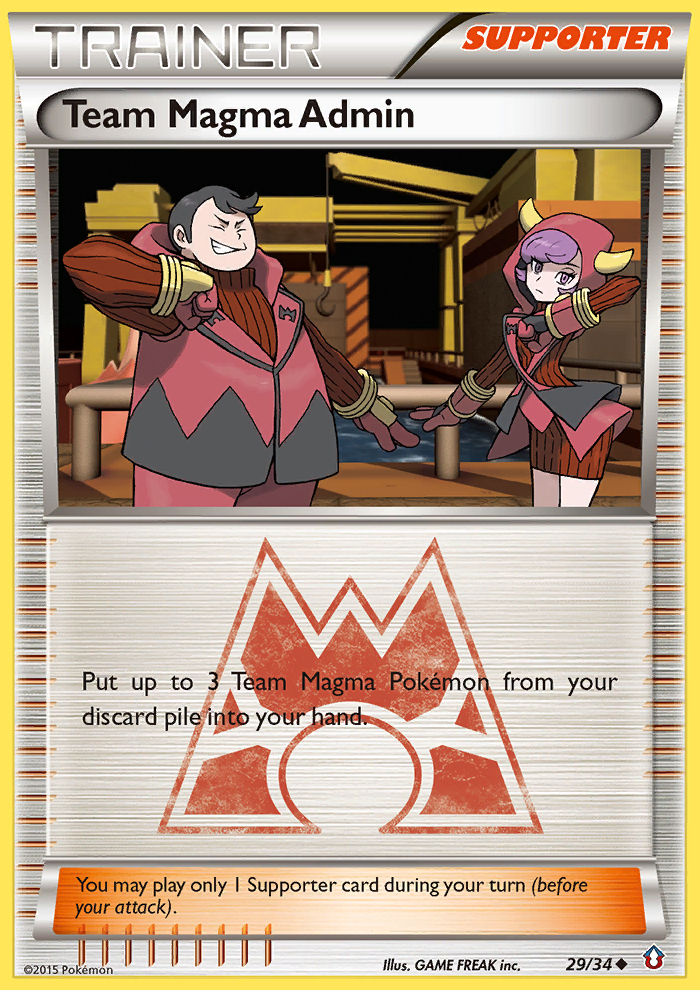 Team Magma Admin (29/34) [XY: Double Crisis] | Exor Games Summserside