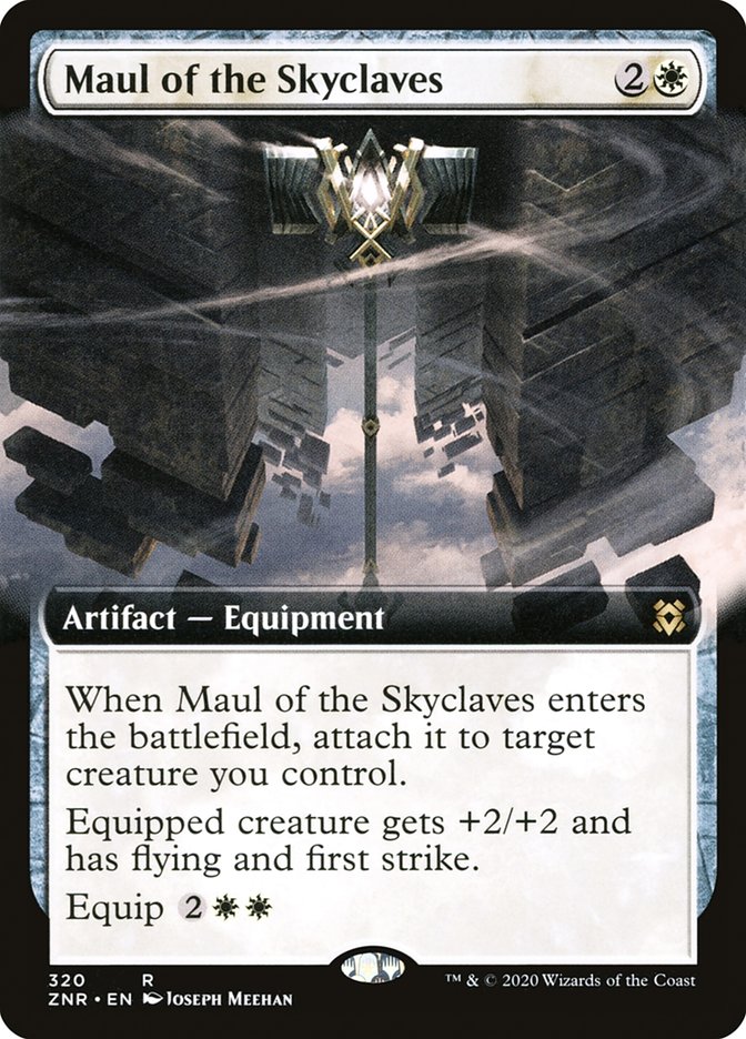 Maul of the Skyclaves (Extended Art) [Zendikar Rising] | Exor Games Summserside