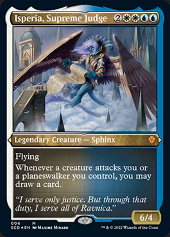 Isperia, Supreme Judge (Foil Etched) [Starter Commander Decks] | Exor Games Summserside