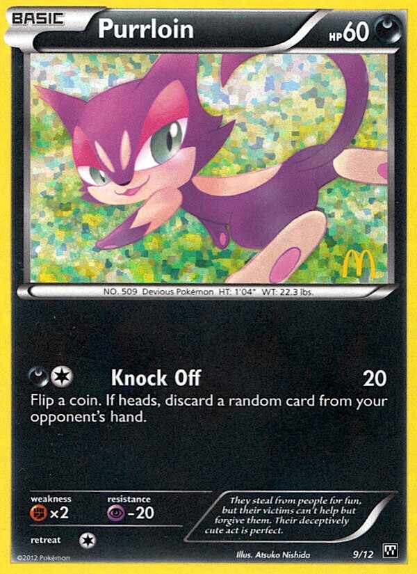 Purrloin (9/12) [McDonald's Promos: 2012 Collection] | Exor Games Summserside