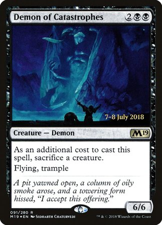 Demon of Catastrophes [Core Set 2019 Promos] | Exor Games Summserside