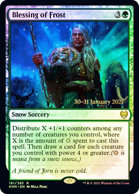 Blessing of Frost  [Kaldheim Prerelease Promos] | Exor Games Summserside