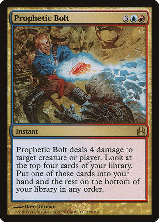Prophetic Bolt [Commander 2011] | Exor Games Summserside