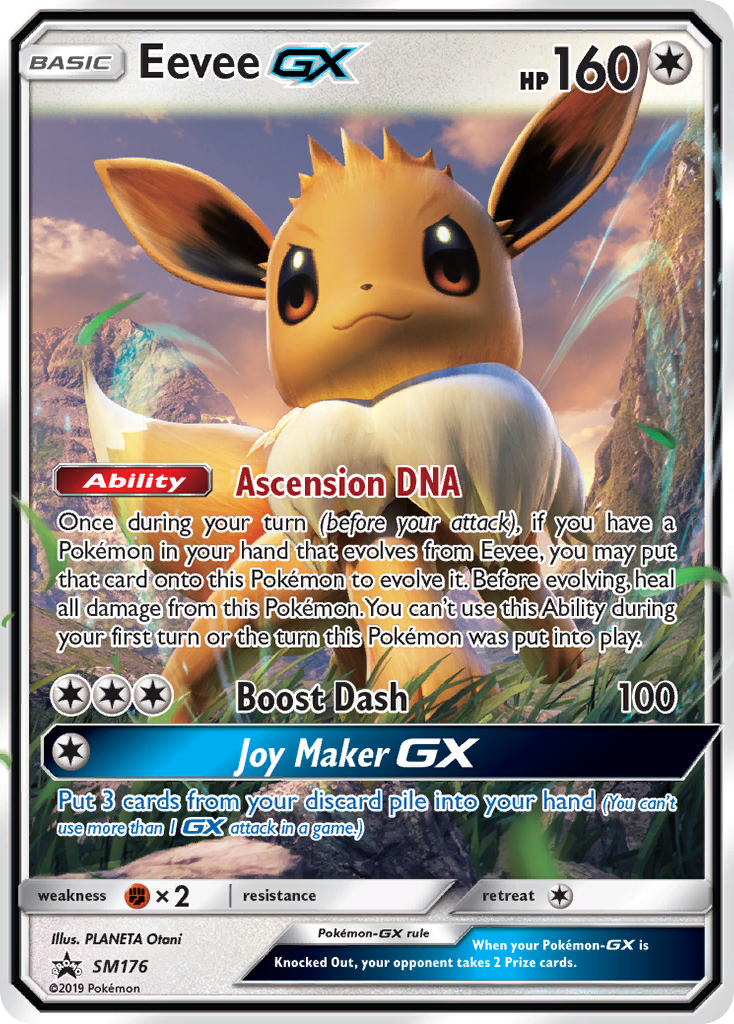 Eevee GX (SM176) (Jumbo Card) [Sun & Moon: Black Star Promos] | Exor Games Summserside