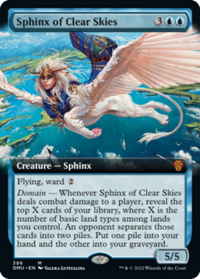 Sphinx of Clear Skies (Extended Art) [Dominaria United] | Exor Games Summserside