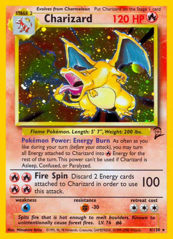 Charizard (4/130) [Base Set 2] | Exor Games Summserside