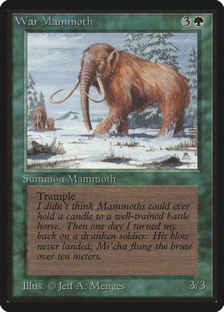 War Mammoth [Limited Edition Beta] | Exor Games Summserside