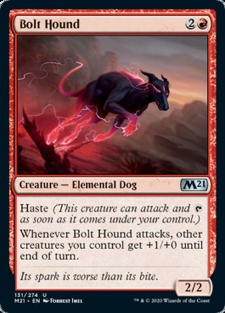 Bolt Hound [Core Set 2021] | Exor Games Summserside