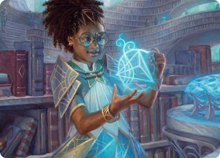 Zimone, Quandrix Prodigy Art Card [Strixhaven: School of Mages Art Series] | Exor Games Summserside