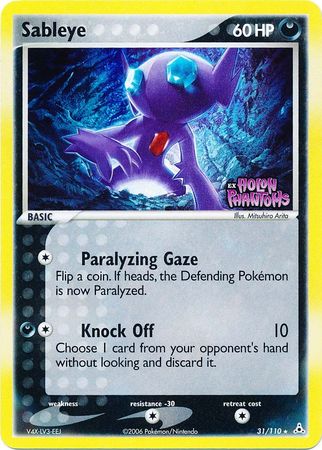 Sableye (31/110) (Stamped) [EX: Holon Phantoms] | Exor Games Summserside