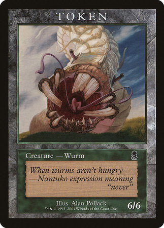 Wurm Token (Odyssey) [Magic Player Rewards 2002] | Exor Games Summserside